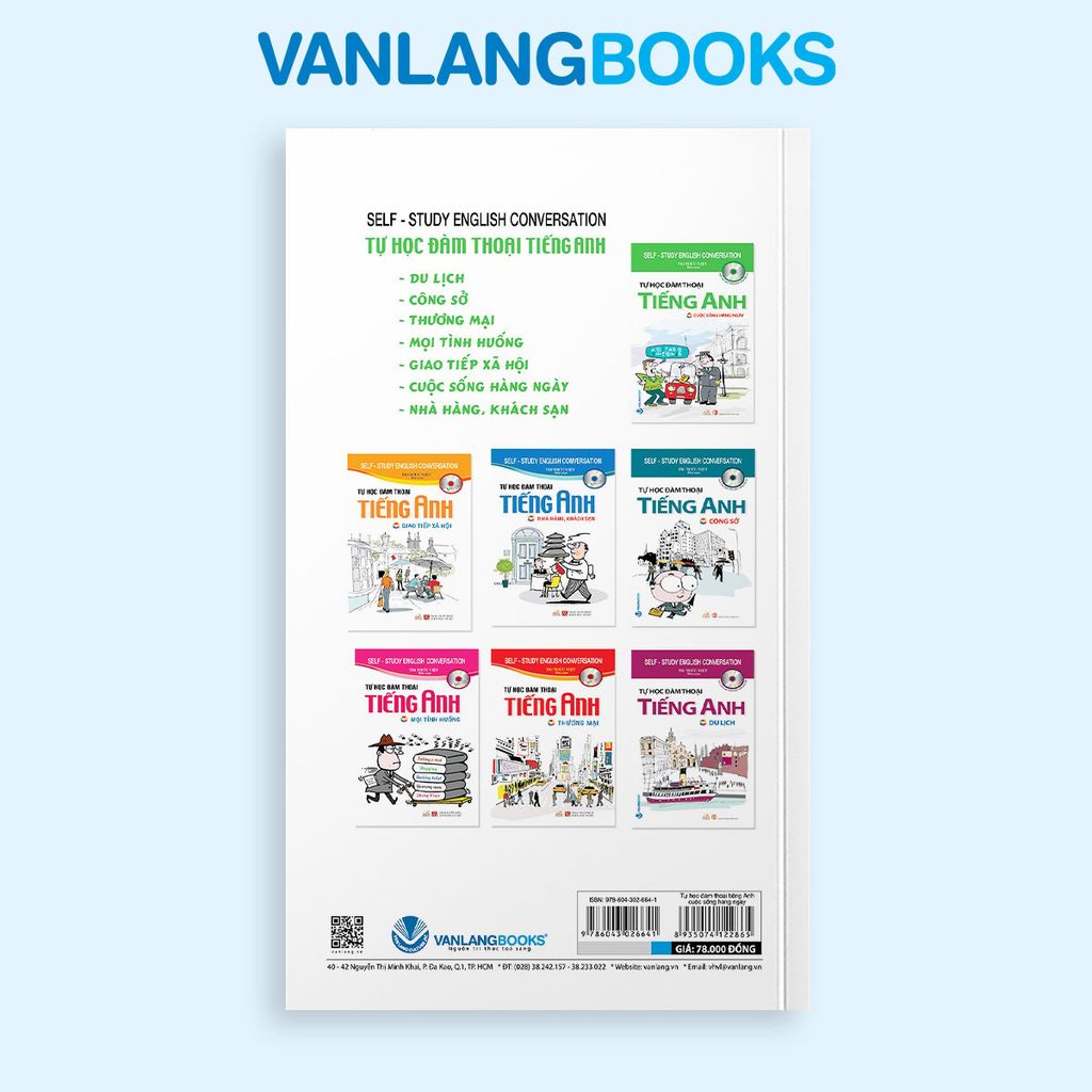 Tự Học Đàm Thoại Tiếng Anh: Cuộc Sống Hằng Ngày (Tái Bản 2021) - Vanlangbooks