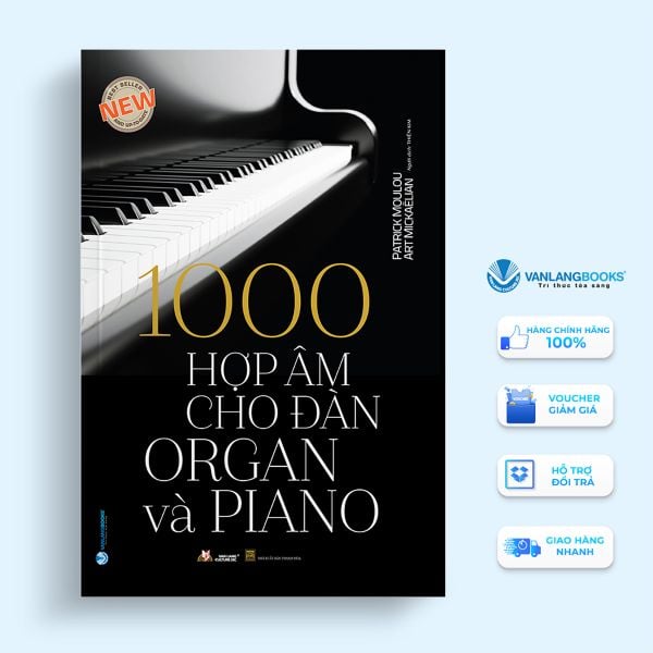 1000 Hợp Âm Cho Đàn Organ Và Piano ( Tái bản 2023)-Vanlangbooks