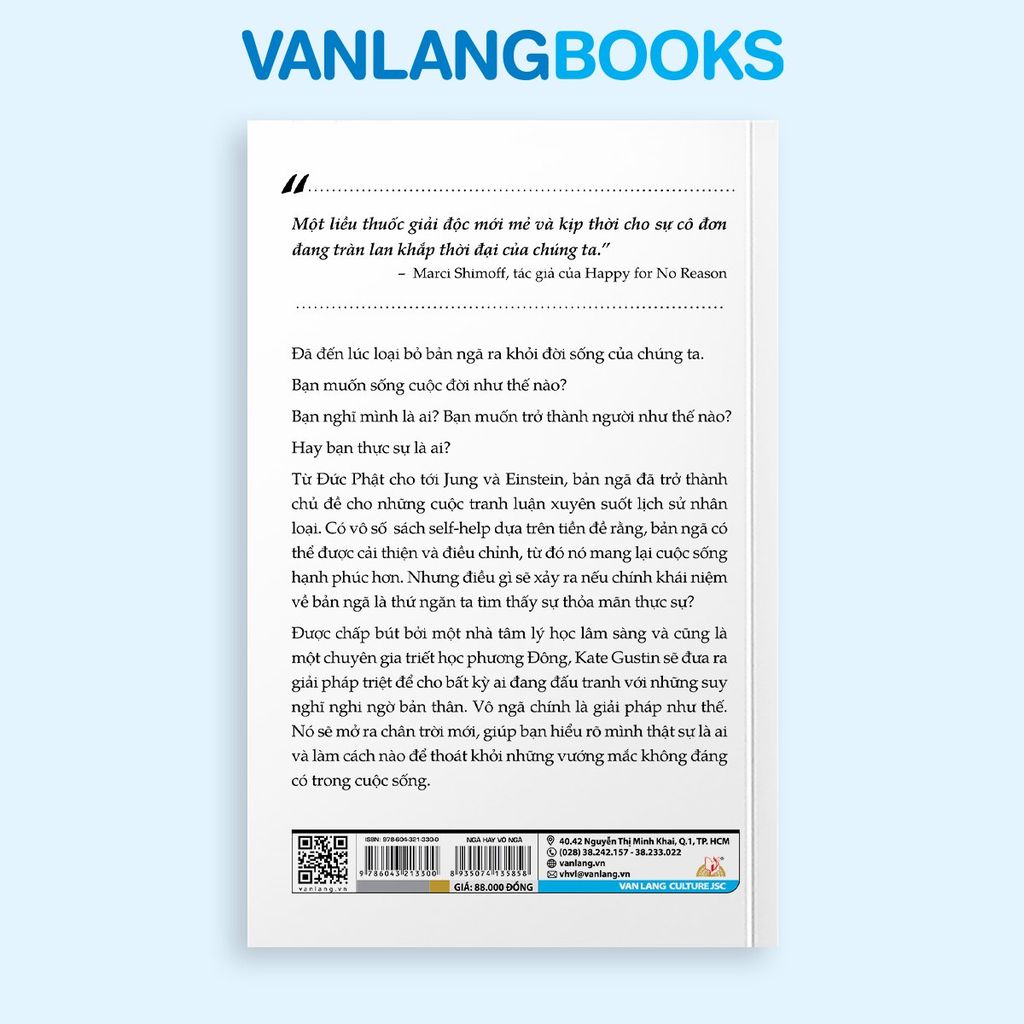 Ngã Hay Vô Ngã - Vanlangbooks