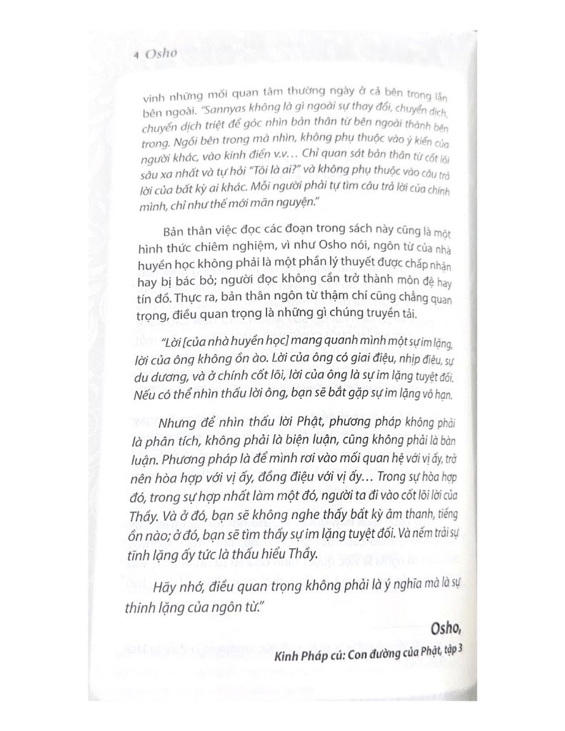 OSHO Suy Ngẫm Đầu Tiên Vào Buổi Sáng - Vanlangbooks