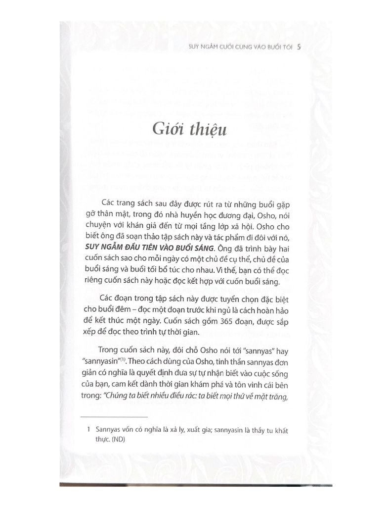 OSHO Suy Ngẫm Cuối Cùng Vào Buổi Tối - Vanlangbooks