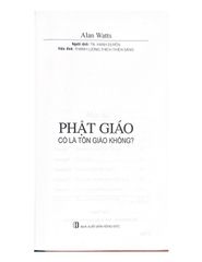 Phật giáo có là Tôn giáo không ? - Vanlangbooks