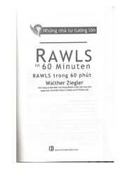 Nhà Tư Tưởng Lớn - Rawls Trong 60 Phút - Walther Ziegler