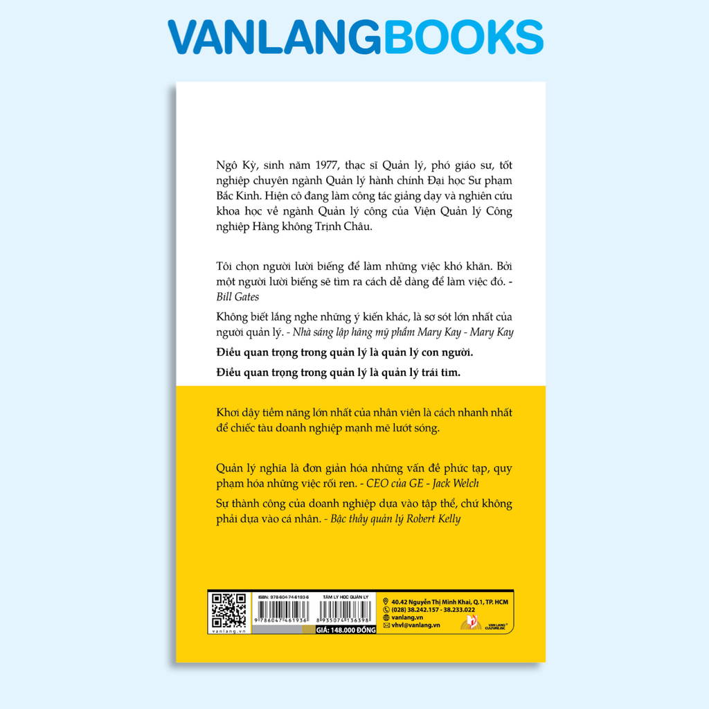 Tâm Lý Học Quản Lý (Tái Bản 2025) - Vanlangbooks