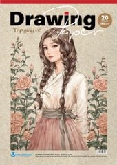Tập giấy vẽ 20 trang ĐL 180 - Cô gái thắt bím (A3) - Vanlangbooks