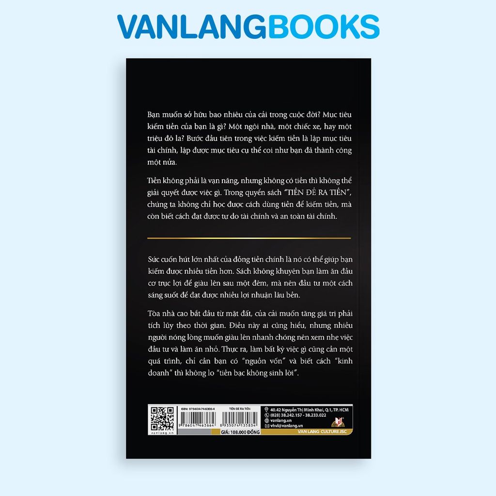 Tiền Đẻ Ra Tiền (Tái Bản 2025) - Vanlangbooks