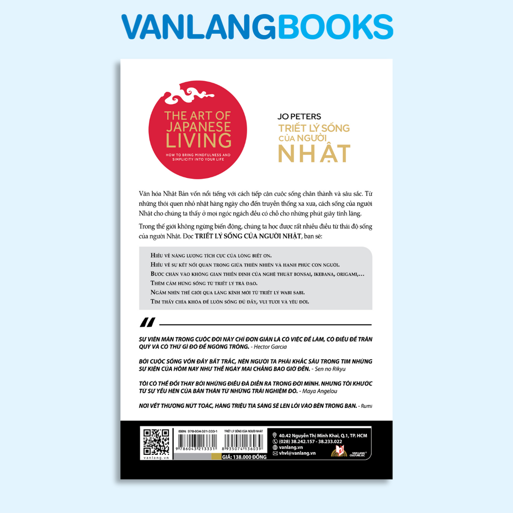 Triết lý sống của người Nhật - Vanlangbooks