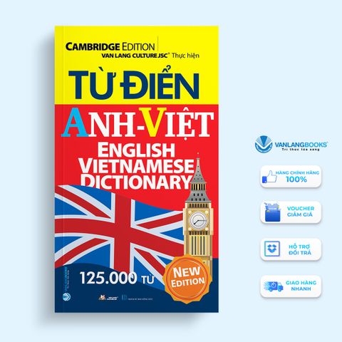 Từ Điển Anh Việt 125.000 Từ (Tái bản 2024) - Vanlangbooks