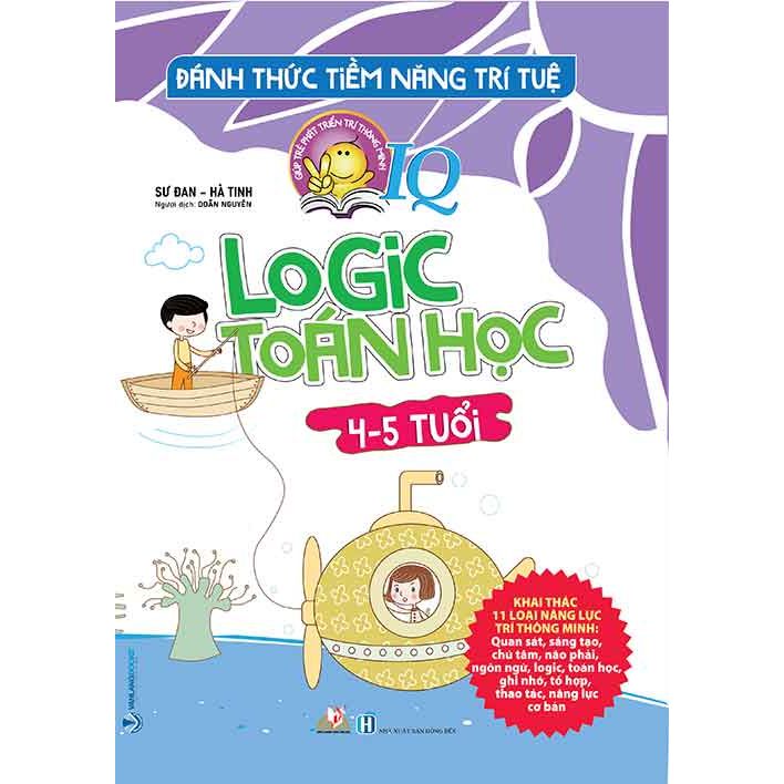 Sách Đánh Thức Tiềm Năng Trí Tuệ - Logic Toán Học (4-5 Tuổi) - Vanlangbooks