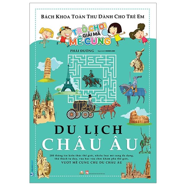 Trò Chơi Giải Mã Mê Cung - Du Lịch Châu Âu - Vanlangbooks
