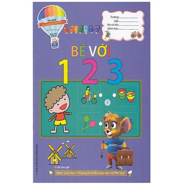 Bé chuẩn bị vào lớp 1 -Bé với 1 2 3