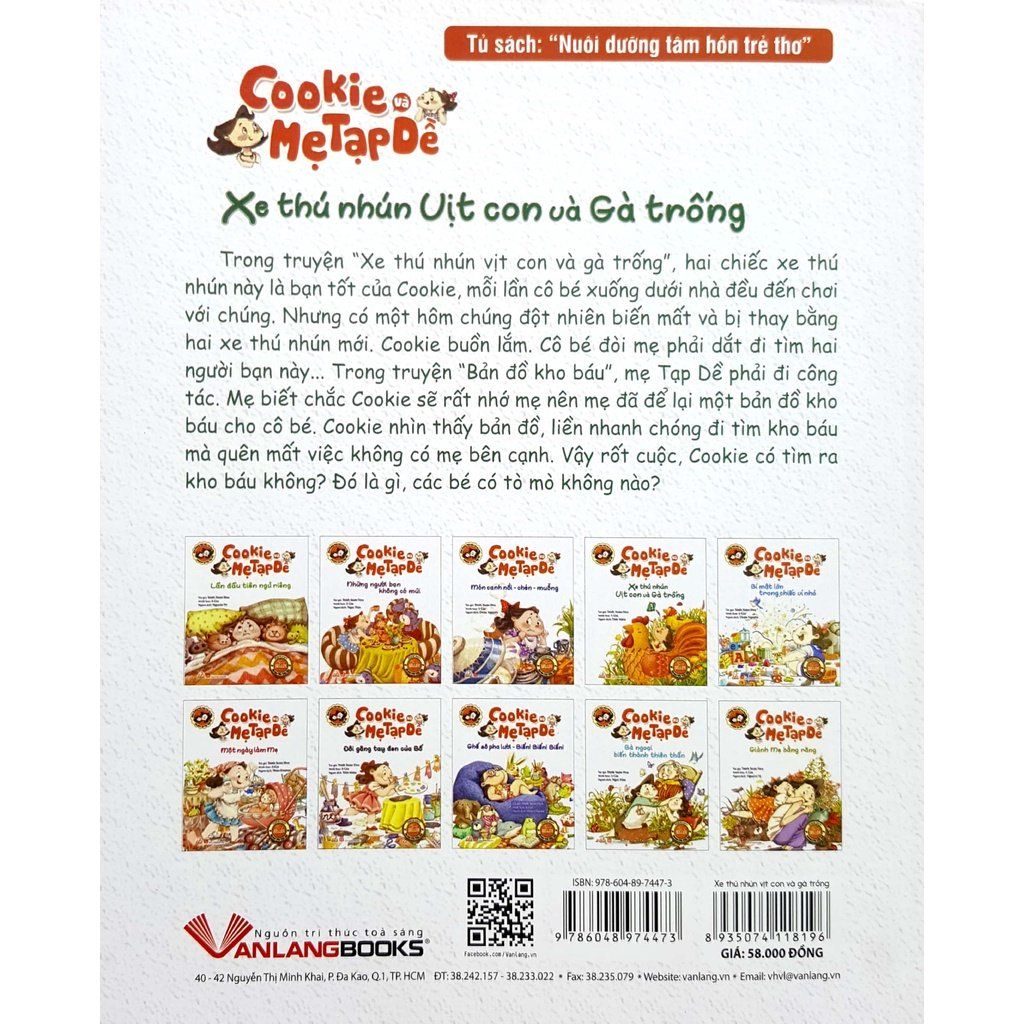 Cookie và mẹ Tạp Dề - Xe thú nhún vịt con và gà trống