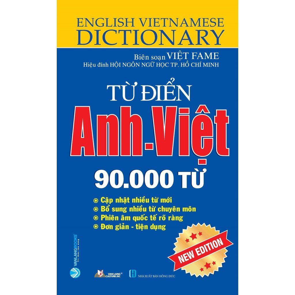 Từ điển Anh - Việt 90.000 từ