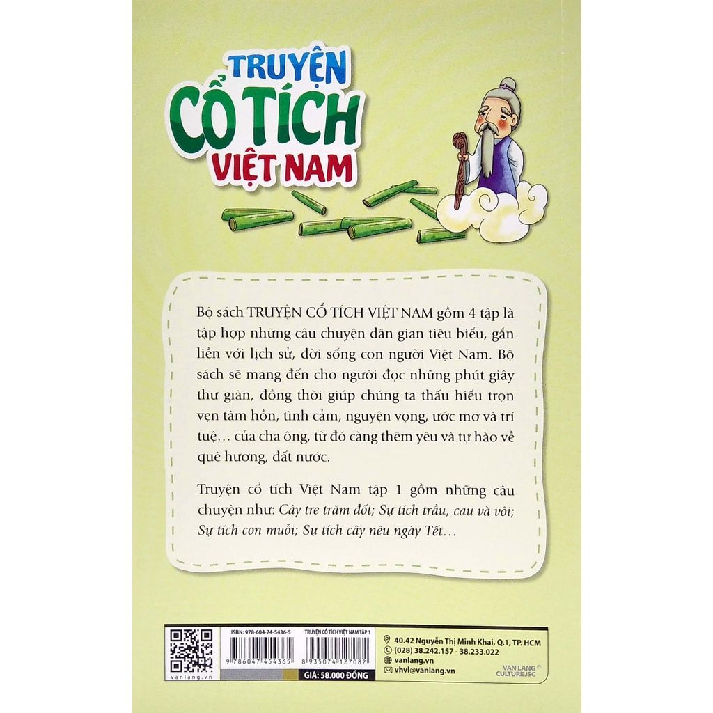 Truyện Cổ Tích Việt Nam - Tập 1: Cây Tre Trăm Đốt - Vanlangbooks