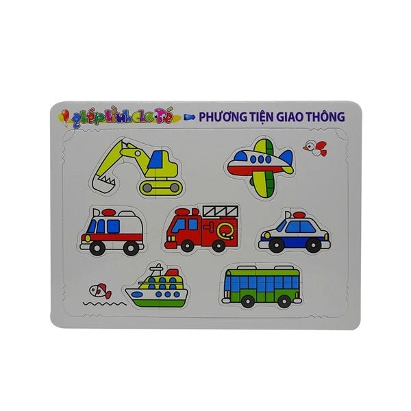 Sách - Ghép hình cho bé -Phương tiện giao thông
