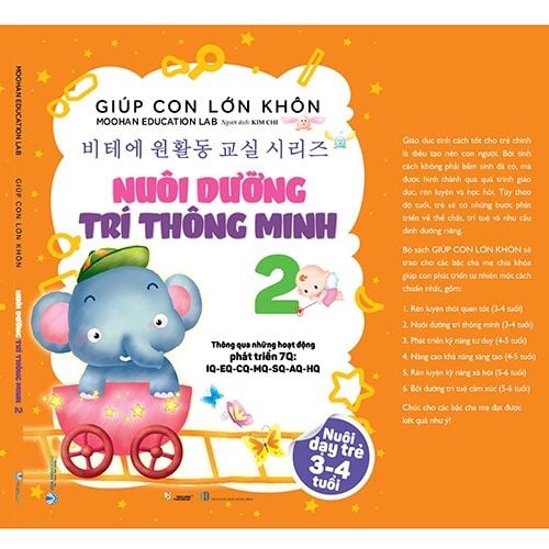 Bộ Sách Giúp Con Khôn Lớn Nuôi Dưỡng Trí Thông Minh ( 3-4 tuổi)