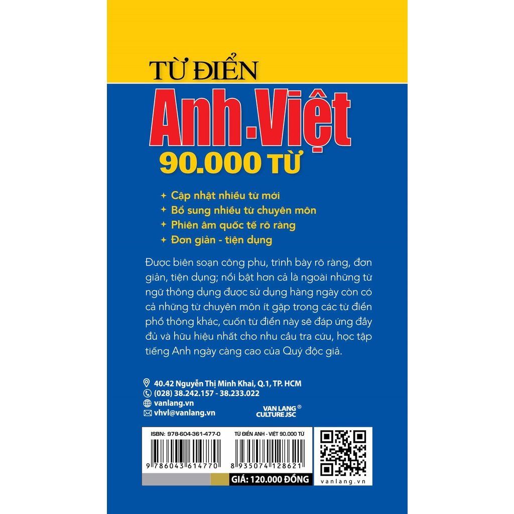 Từ điển Anh - Việt 90.000 từ