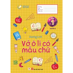 Vở ô li có mẫu chữ lớp 1 Q2