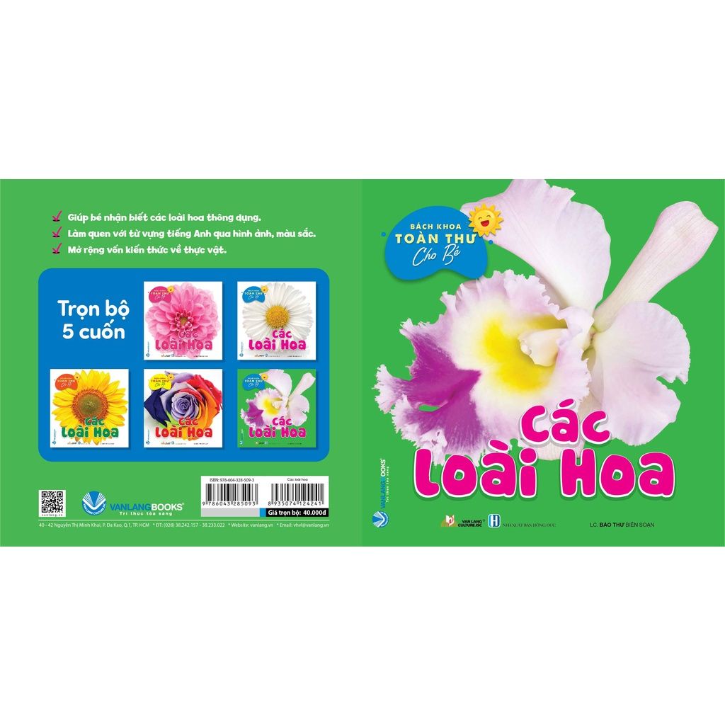 Bách khoa toàn thư cho bé - Các loài hoa (Bộ 5C)