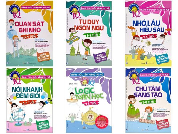 Combo Đánh Thức Tiềm Năng Trí Tuệ (Bộ 6 Cuốn) - Vanlangbooks