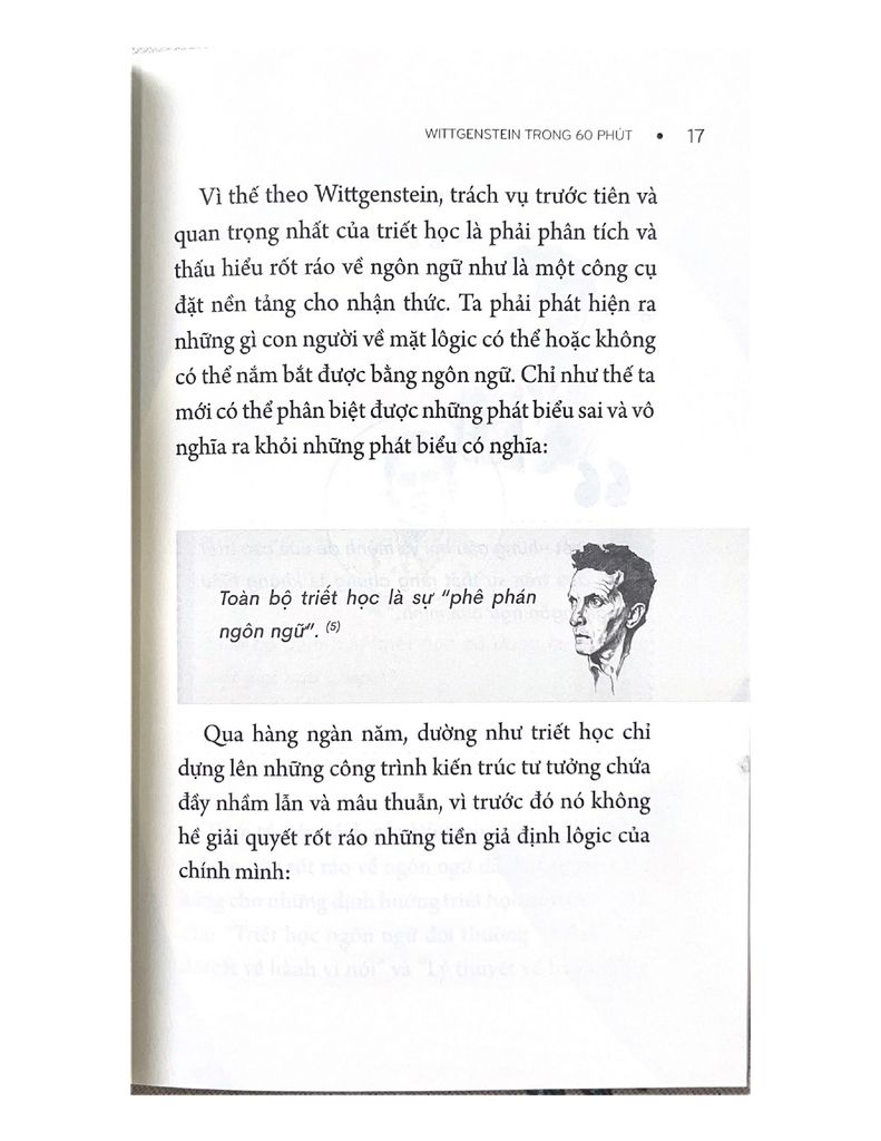 Nhà Tư Tưởng Lớn - Wittgenstein Trong 60 Phút -Walther Ziegler