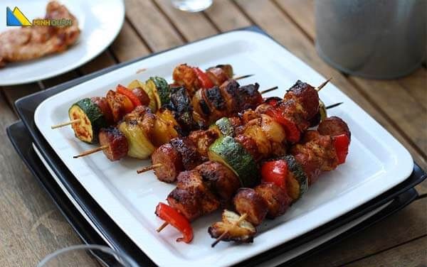  Thịt lợn xiên nướng kiểu Nga 