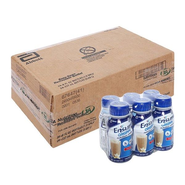  Thùng 24 Chai Sữa Pha Sẵn Ensure 237 ml 