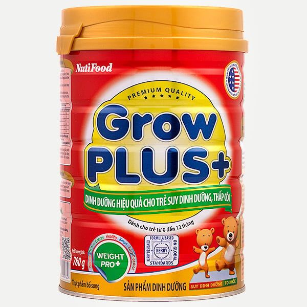  Sữa Bột Nutifood Grow Plus Đỏ Dưới 1 Tuổi 780g 