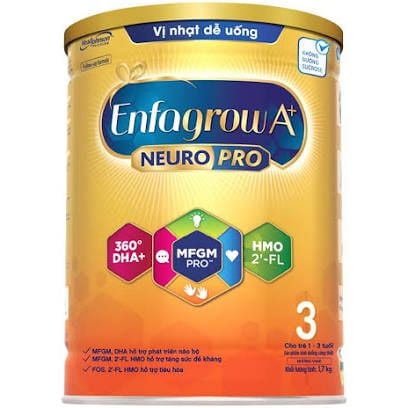  Sữa Bột Enfagrow A+ Số 3 830g Vị Nhạt 