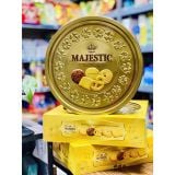  Bánh Hộp Vuông Majestic Vàng 382g 