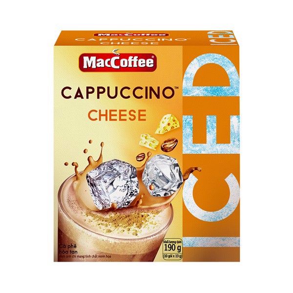  Cà Phê Maccoffee Cappuccino Vị Phô Mai 190g 