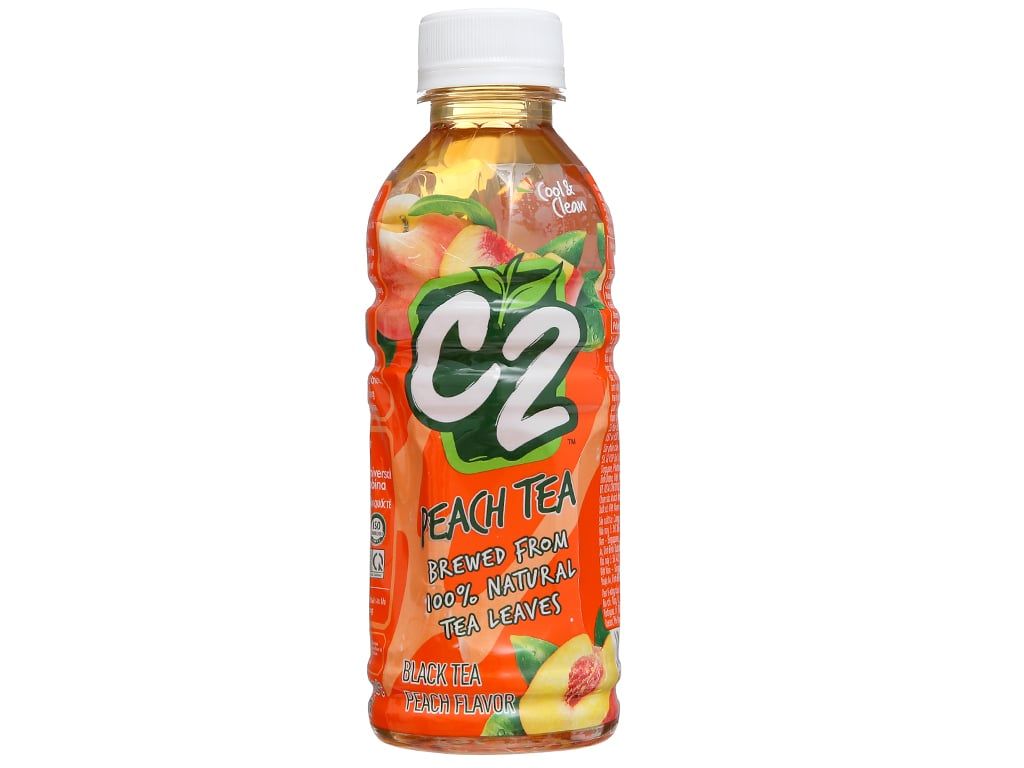 Trà Xanh C2 Hương Đào 455ml 