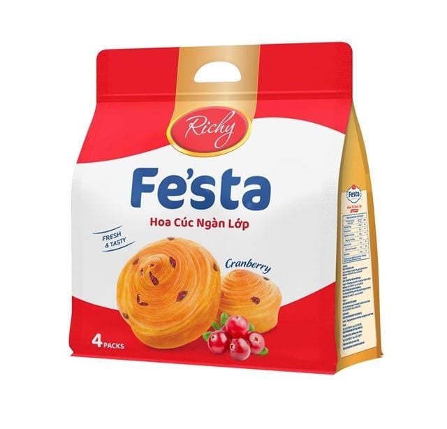  Bánh Mi Hoa Cuc Cranberry 120g 