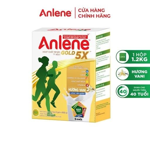  Sữa Bột Anlene 5x 1.2kg 
