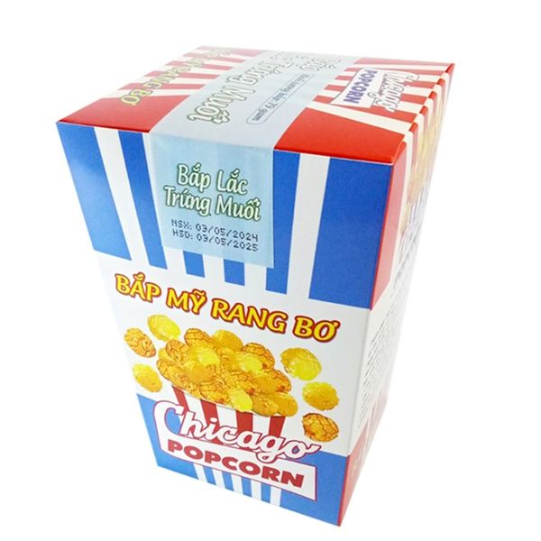  Bắp Mỹ Chicago Popcorn Xốt Lắc Trứng Muối 