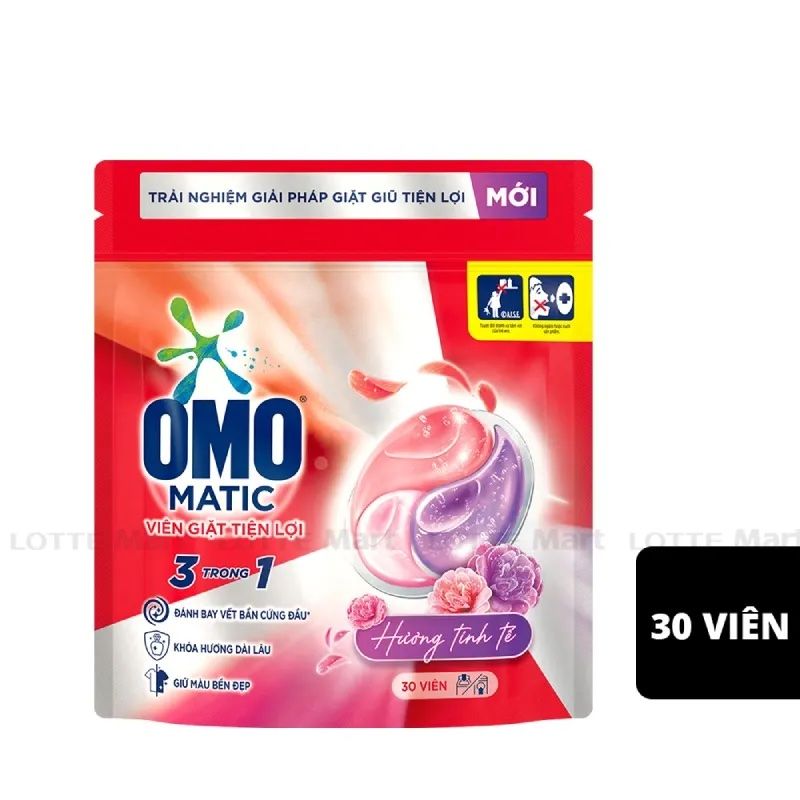  Túi viên giặt tiện lợi OMO Hương Tinh Tế 315g 