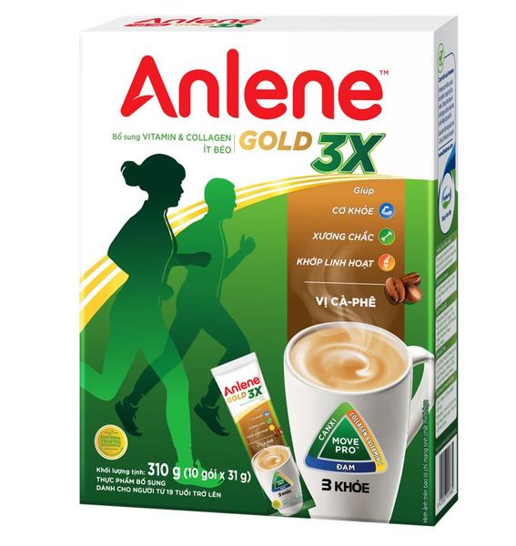  Sữa Bột Anlene Hương Cà Phê 310g 