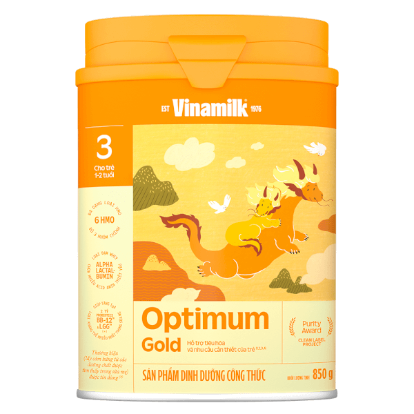  Sữa Bột Optimum Gold Số 3 850g 