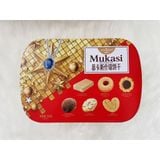  BÁNH QUY HỖN HỢP JINSIBO - HỘP 2 TẦNG MÀU Đỏ 516G 