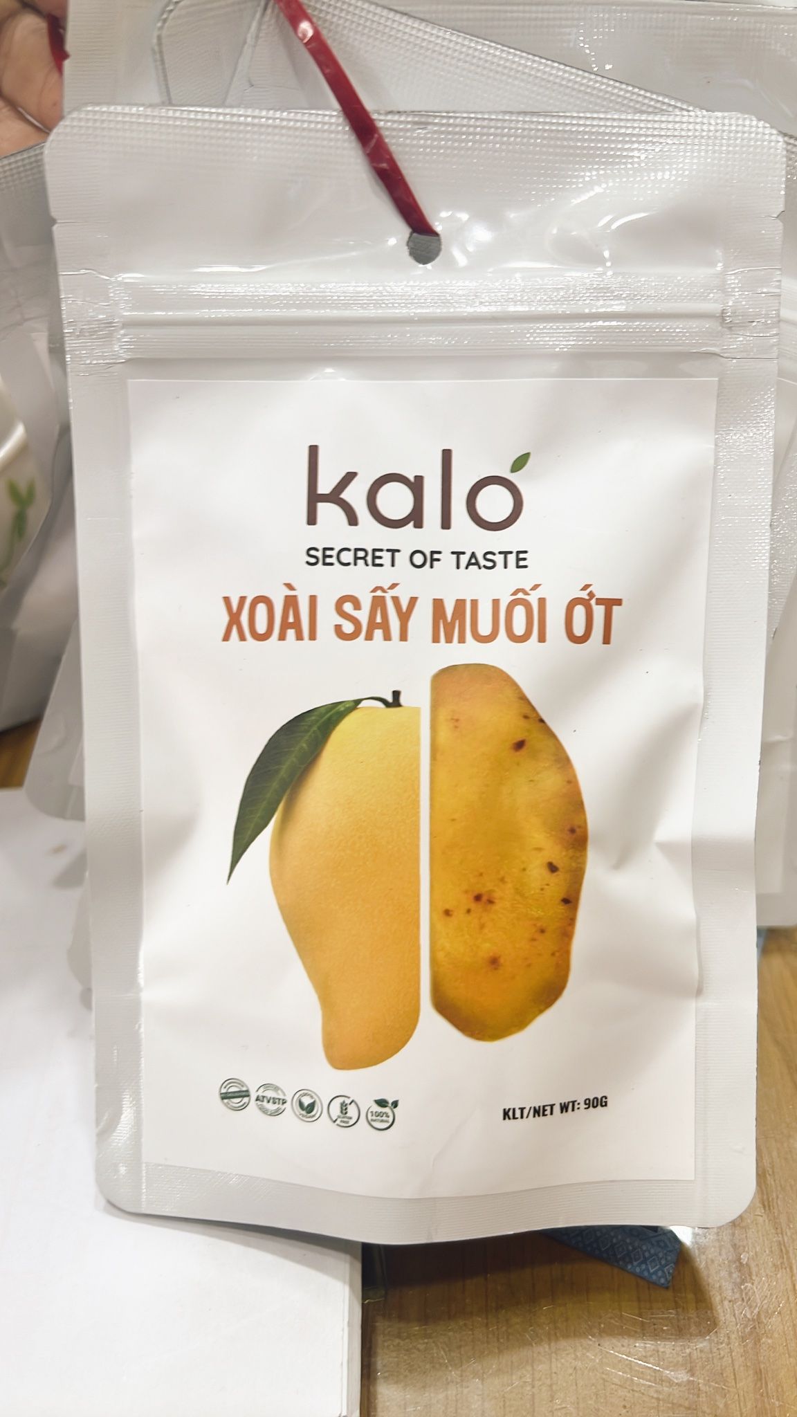  Xoài Sấy Muối Ớt Kalo 90g 