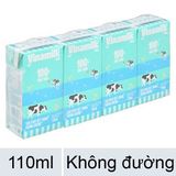  Lốc Sữa Tươi Tiệt Trùng Vinamilk 100% Không Đường 110ml 