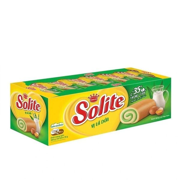  Bánh Bông Lan Solite Hương Dứa 360g 