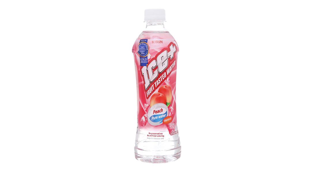  Tra trái cây Ice+ vị đào 490ml 