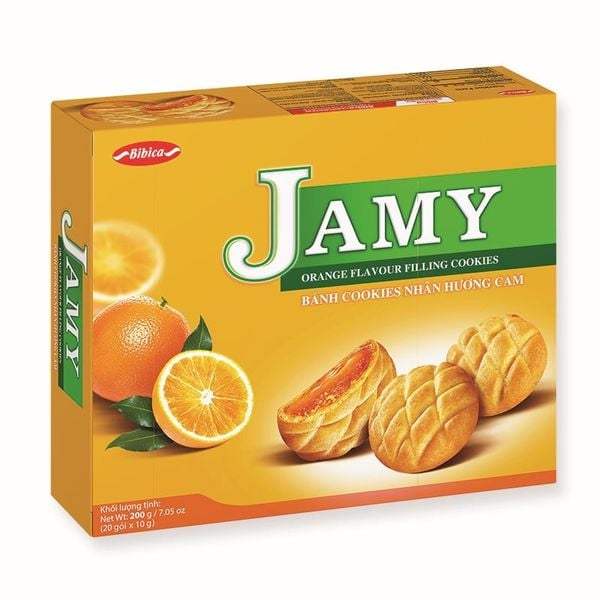  Bánh Bibica Jamy Cam 200g 