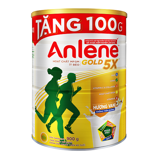 Sữa Bột Anlene Gold Movepro 5X 900g 