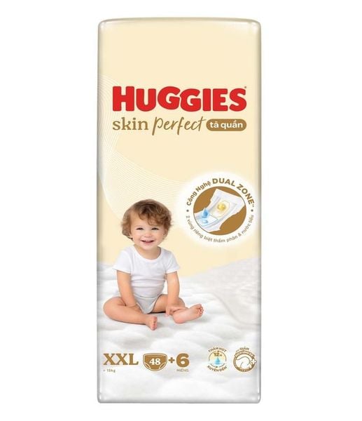  Bỉm Tã Quần Huggies Dry Size XXL 48 Miếng + 6 