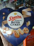  Bánh Quy Bơ Danisa Hộp Trái Tim Mau Xanh 132g 