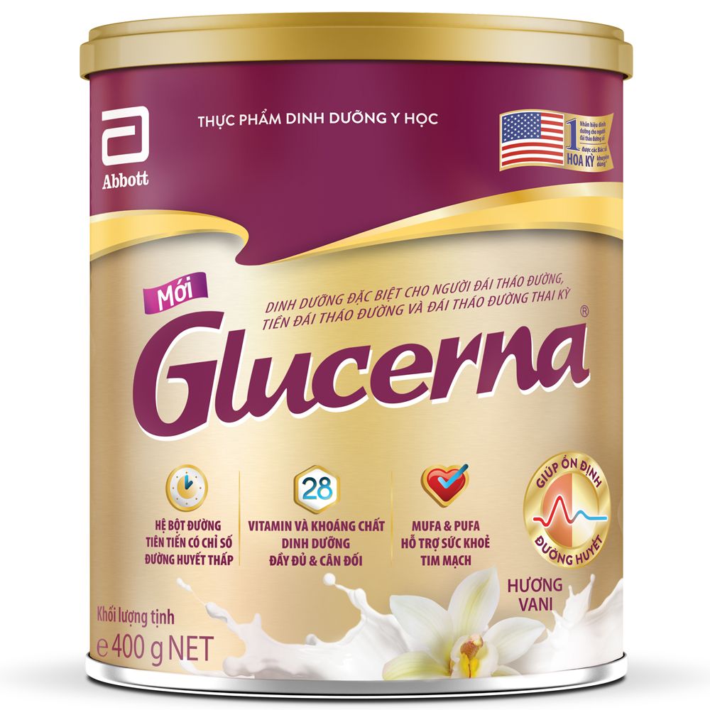  Sữa Bột Glucerna Hương Vani 380g 
