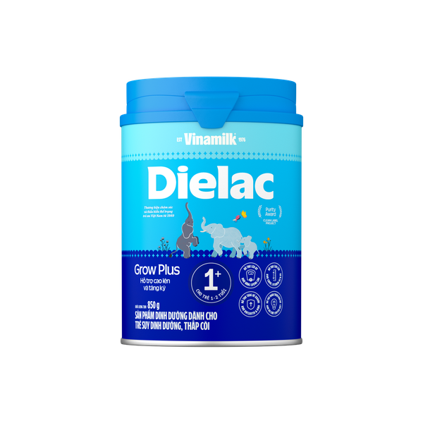  Sữa Bột Dielac Grow Plus 1+ (1-2 tuổi) 850g 