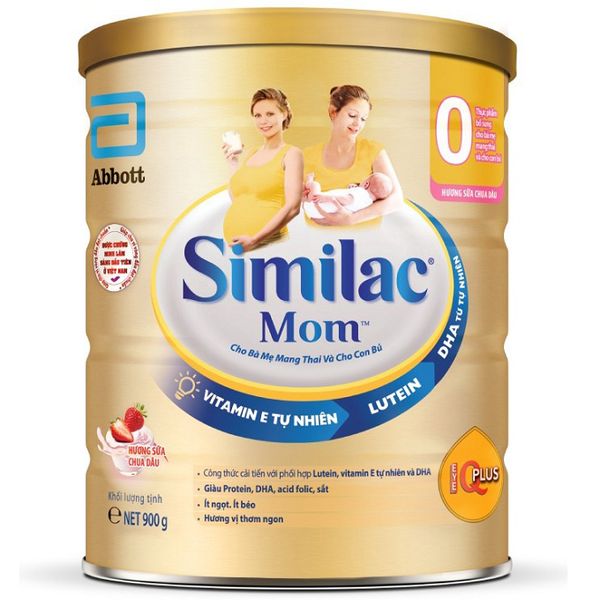  Sữa Bột Similac Mom Dâu 900g 